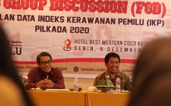 Bawaslu Sulteng Kumpulkan Stakeholder Bahas IKP Pemilihan 2020