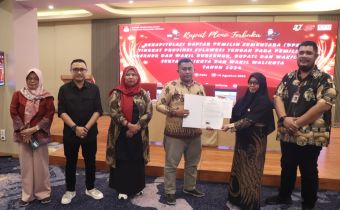 Bawaslu Sulteng Awasi Rapat Pleno Rekapitulasi DPS Pemilihan Serentak 2024