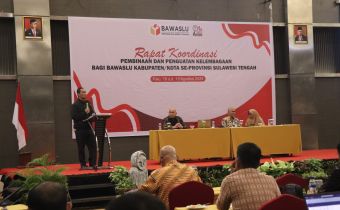 Bawaslu Sulteng Gelar Rapat Koordinasi Penguatan Kelembagaan, Tekankan Pengawasan DPS dan Netralitas ASN
