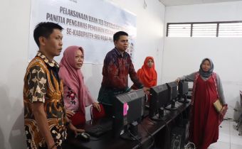 Bawaslu Sulteng Pantau Langsung Kesiapan Pelaksanaan Tes CAT Panwascam