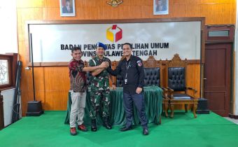 Bawaslu Sulteng dan Denpom XIII/2 Palu Bahas Netralitas TNI dalam Pemilihan Serentak 2024