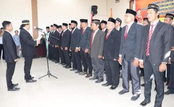 Bawaslu Tolitoli Resmi Lantik Panwascam Pilkada Tahun 2020
