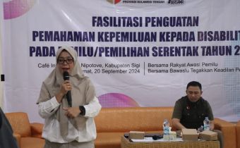 Dewi Dorong Penyandang Disabilitas Berpartisipasi Aktif Awasi Pilkada 2024