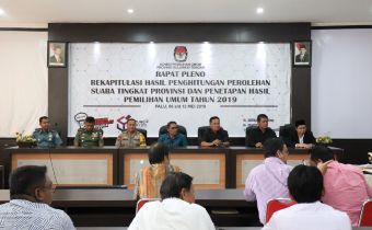 Forkopimda Apresiasi Penyelenggaraan Pemilu di Sulawesi Tengah