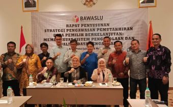 Hadiri Rapat Strategi Nasional, Nasrun Tegaskan Komitmen Awasi Pemutakhiran Data Pemilih
