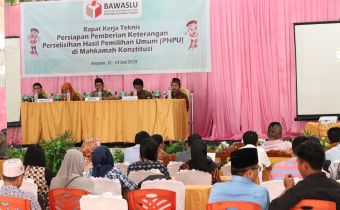 Bawaslu Sulteng Fokus Persiapkan Jajaran Pengawas Hadapi Sengketa Hasil