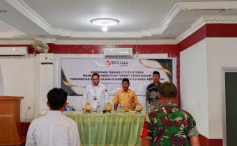 Jelang Pelaksanaan PSU, Bawaslu Sulteng Gelar Diseminasi Tindak Lanjut Putusan Mahkamah Konstitusi
