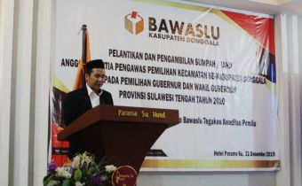 Pelantikan Dan Pengambilan Sumpah Janji Panwas Kecamatan