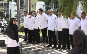 Pimpin Apel HUT Bawaslu ke-17, Dewi Tegaskan Pentingnya Disiplin Menjalankan Dalam Tugas