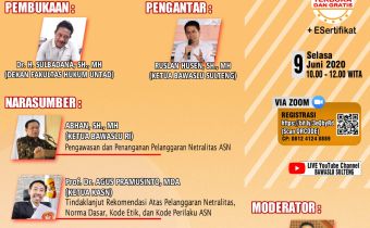 Webinar â€œASN Di Pusaran Kontestasi Pilkadaâ€