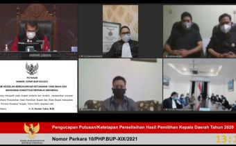 Sidang Putusan Dismissal PHP Sulteng: Lima Putusan Tidak Diterima, Dua Lanjut Sidang Pembuktian