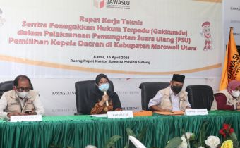 Jelang PSU di Morowali Utara, Sentra Gakkumdu Kembali Diaktifkan