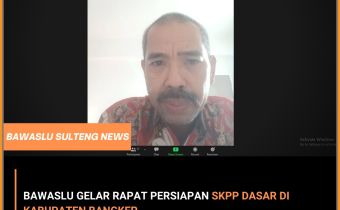Rapat Persiapan SKPP Dasar, Bawaslu Banggai Kepulauan Siap Jadi Tuan Rumah