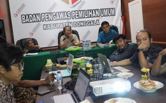 Bawaslu Sulteng Perkuat Teknis Penyelesaian Sengketa Proses Pemilu di Bawaslu Kabupaten Donggala