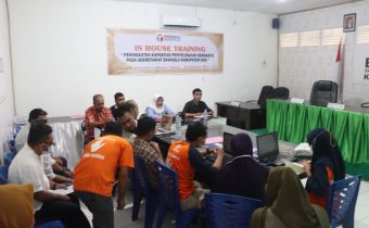 Melalui In House Training Bawaslu Sulteng Dampingi Bawaslu Sigi Simulasikan Penyelesaian Sengketa Proses Pemilu