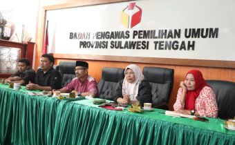 Bawaslu Sulteng Ikuti Rapat Konsolidasi Tahapan Pendaftaran, Verifikasi dan Penetapan Parpol