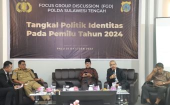 Bawaslu Sulteng Utamakan Pencegahan dalam Menangkal Politik Identitas di Pemilu 2024