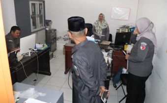 Hari Pertama 2023, Bawaslu Sulteng Sidak ke Bawaslu Sigi dan Palu