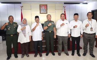 Bawaslu Sulteng Bertemu Danrem 132 Tadulako, Bahas Isu Keamanan serta Netralitas TNI di Pemilu 2024