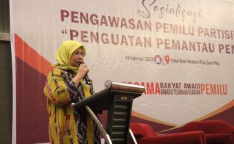 Jelang Satu Tahun Hari Pemungutan Suara, Bawaslu Sulteng Ajak Pemantau dan Media Berpartisiapsi Awasi Pemilu