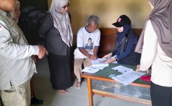 Darmiati Pantau Pelaksanaan Verifikasi Faktual Dukungan Bakal Calon DPD dan Coklit di Kabupaten Poso