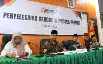 Lewat Mediasi di Bawaslu Sulteng, Dua Balon DPD Diberi Kesempatan Upload Data pada SILON