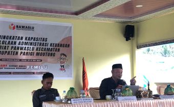 Bertemu Jajaran Pengawas dan Kepala Sekretariat Panwaslu Kecamatan se- Kabupaten Parimo, Ivan: Jalin Komunikasi dan Koordinasi