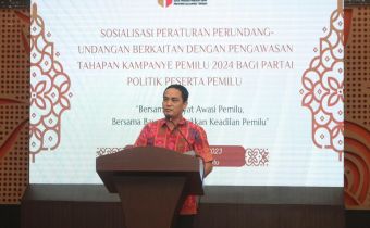 Nasrun Minta Parpol Tertibkan APS Yang Memuat Kalimat Ajakan dan Nomor UrutÂ 