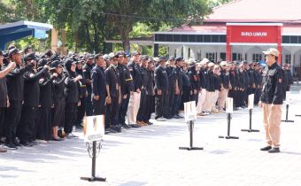 Komitmen Awasi Pemilu 2024, Bawaslu Sulteng Gelar Apel Siaga Pengawasan