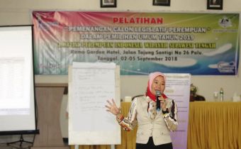 Zatriawati Ajak BACALEG Perempuan Aktif Awasi PEMILU 2019
