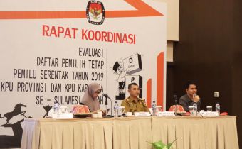 Bawaslu Sulteng Sampaikan Catatan Hasil Pengawasan DPT Pemilu 2019