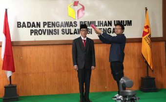 Sekjen Bawaslu RI Lantik Pejabat Sulteng Secara Daring