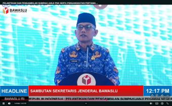 Bawaslu Lantik PNS, Perkuat Profesionalisme Aparatur