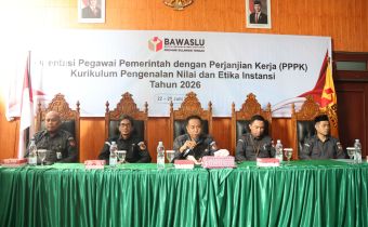 Orientasi PPPK, Bawaslu Sulteng Perkuat Integritas Aparatur